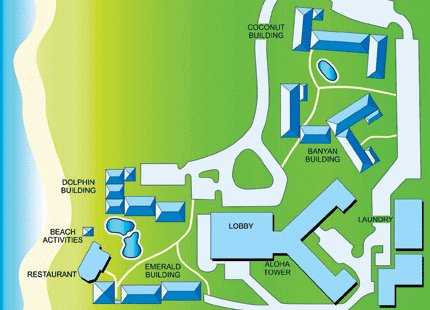 Map Layout Aston Maui Kaanapali Villas