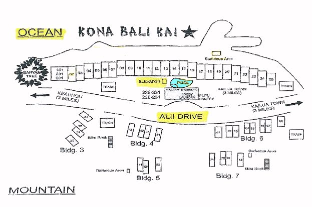 Map Layout Kona Bali Kai