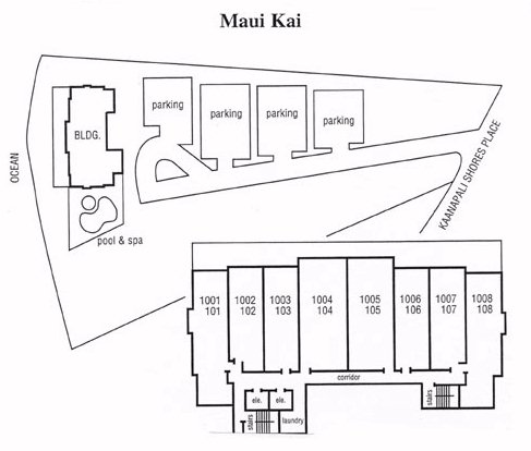 Map Layout Maui Kai