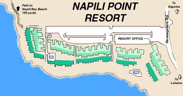 Map Layout Napili Point Resort