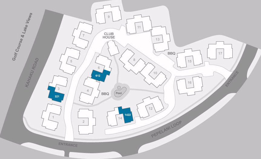 Map Layout Plantation at Princeville