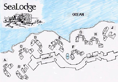 Map Layout Sealodge at Princeville